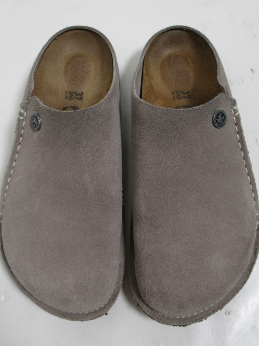 Birkenstock Unisex Zermatt Premium Suede Leather Gray Taupe 4 US M / 6 US L